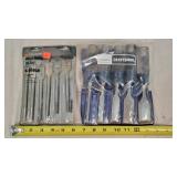 B&D Wood Boring Bit Set & Craftsman Chisel Set