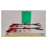 2 Flexi Grabber Tool, Hinge, & Clip Board
