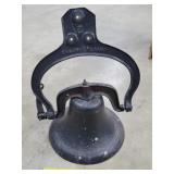 #2 Crystal Antique Iron Bell - Cracked Bracket