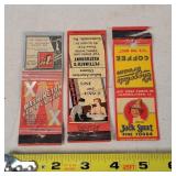 3- Antique Adv. Matchbooks - Empty