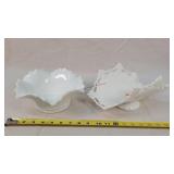 Westmoreland Milk Glass Bowl & Fruit Bowl