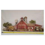 45" Barn Wall Hanging Scene