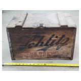 12x19 Wooden Schlitz Beer Box