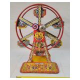 Vintage Hercules Tin Ferris Wheel 16" tall