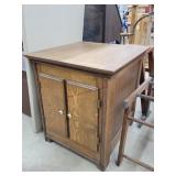 Antique Oak Cabinet 24x28t