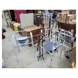 Handicap Toilets, Crutches, Canes, Walker