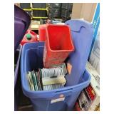 2 Totes / 1-Lid, Clothes Hangers, Letter Box