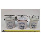 3- Wisconsin Cheese Jars