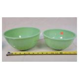 Fire King Jadeite Stacking Bowl Set of 2