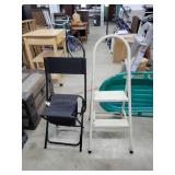 2 Step Ladder & Small Chair