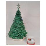 20" Tall Lighted Ceramic Tree