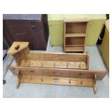 3- Wooden Shelves