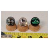 3- John Deere Collector Marbles