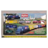 HO Scale HyVee Train Set - Like New!