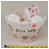 Fire King 12 Cup Egg Nog Punch Set