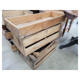 4- Old Wooden Fruit Boxes