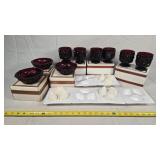 12 pcs of Avon Cape Cod Glassware