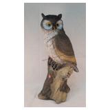 Ceramic? 27" Tall Owl Statue