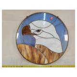 Stained Glass Eagle Window 22.5' Dia