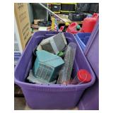 Tote Full of Bird Feeders