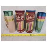 2 Sets of 4 Alum. West Bend Tumblers