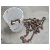 2- Quality 3/8' Heavy Duty Log Chains