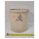 2 Gallon Elephant Ear Stoneware Crock - Nice