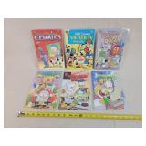 6- Gemstone Cartoon Comic Books