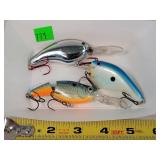 3- Loose Fishing Lures