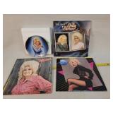 Dolly Pardon Records & Collector Plate