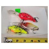 3- Loose Fishing Lures