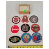 1950s Wheaties metal automobile emblems