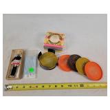 Lady Can Opener & John Deere Coaster Set