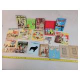 17- Vintage Children's Books & Block Set