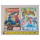 Marvel Spiderman & #1 Power Rangers Comic Books