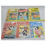 6- 10 Cent Comic Books