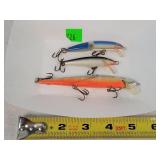3- Loose Fishing Lures