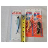 3- Fishing Lures / Yo-zuri & Rebel