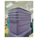 4- Sterlite 33 Gallon Storage Totes