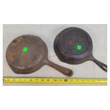 2- Lodge 8' Cast Iron Skillets