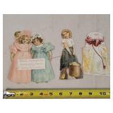 Antique Sarsaparilla & Coffee Adv. Paper Dolls