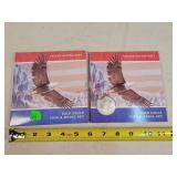 US 2003 Bald Eagle Silver Dollar & Medallion