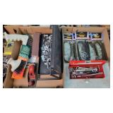 Rubber Tie Downs, Socket Set, Nice Wire Brush