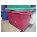 3- 30 Gallon Storage Totes