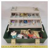 Hooks, Fishing String, & Tackle Box