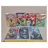 7- Marvel, DC, & Dark Horse Comic Books
