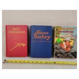 Roy Roger's, & 2- Gene Autry Books