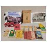 Trump Rushmore Picts, Stamp Booklets, Shave Mugs