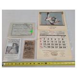 1959 Houston MN Calendar / Winona Adv.