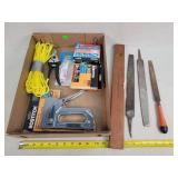 Bostitch Stapler, Rope, Files